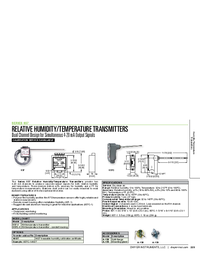 Thumbnail of document Data Sheet - 657-1/657C-1 Relative Humidity/Temperature Transmitter
